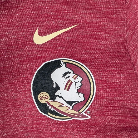 Florida State Seminoles Shirt Mens XL Red NCAA Football Nike Dri-FIT Hoodie - Picture 4 of 10